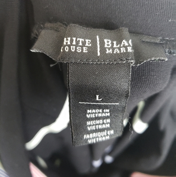 White House Black Market Striped Midi Dress - Black, Purple, Pink, White - Picture 6 of 9